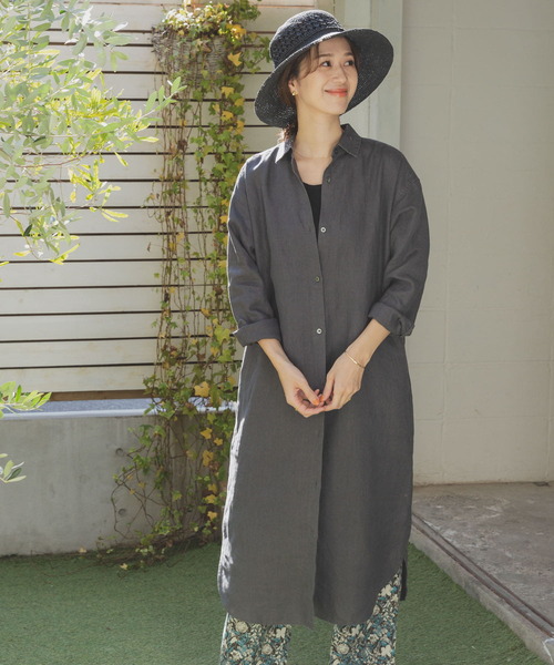 URBAN RESEARCH DOORS 「URBAN DOORS」 シャツワンピース MEDIUM