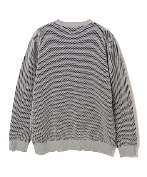 BEAMS（ビームス） セーター ニット 12ゲージ リブ ワッフル クルー