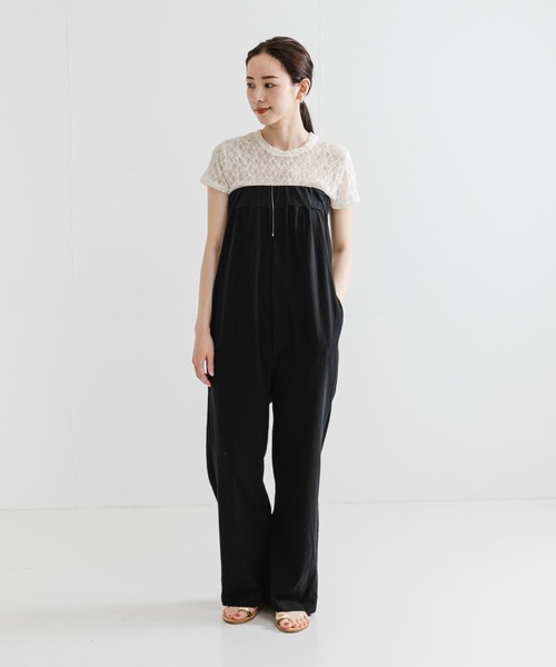 URBAN RESEARCH tシャツ ストレッチレースTシャツ レディース