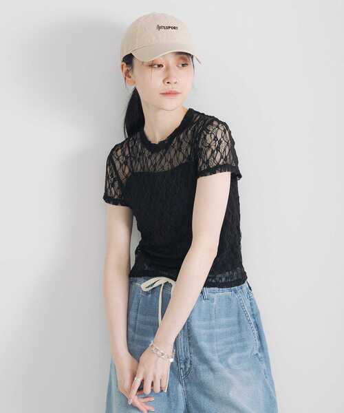 ストレッチレースTシャツ URBAN RESEARCH tシャツ ストレッチレースTシャツ レディース