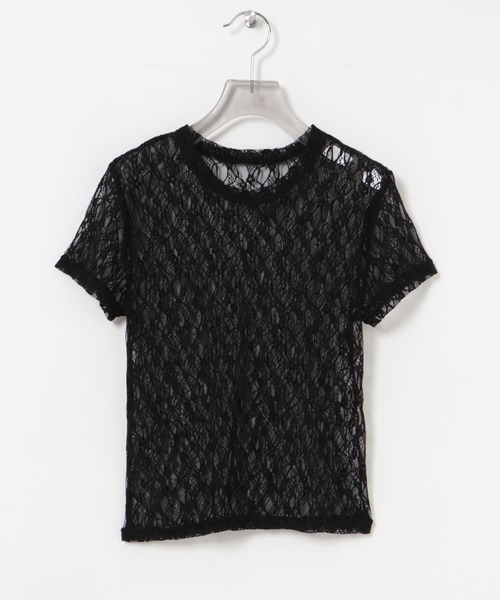 【アーバンリサーチ】ストレッチレースTシャツ URBAN RESEARCH tシャツ ストレッチレースTシャツ レディース