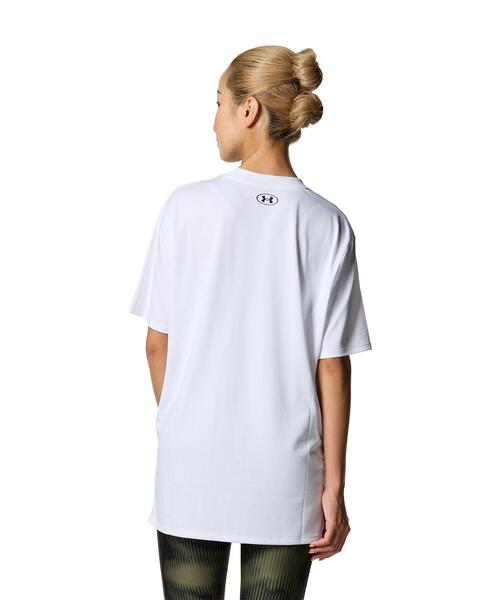 「UNDER ARMOUR」 半袖Tシャツ S ホワイト レディース