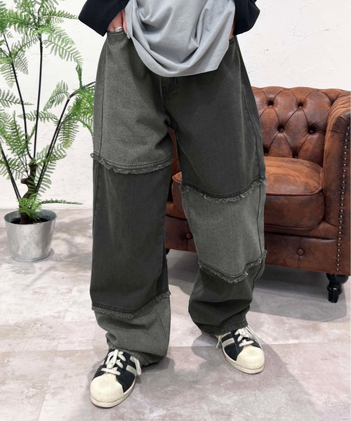「sedacle」 加工デニムパンツ MEDIUM インディゴブルー メンズ