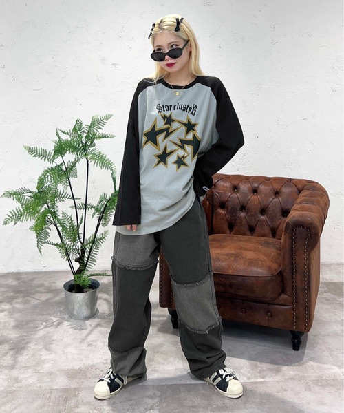 「sedacle」 加工デニムパンツ MEDIUM インディゴブルー メンズ