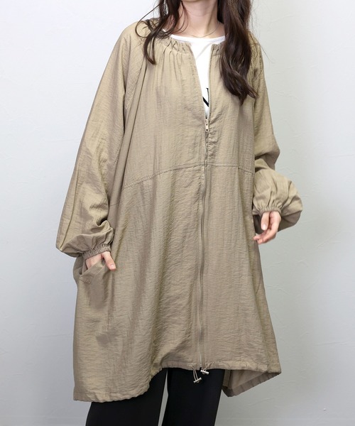 新品タグ付き☆Aga➕アウター☆定価３９０００円☆カーキ☆送料込み Aletta vita スプリングコート M カーキブラウン レディース