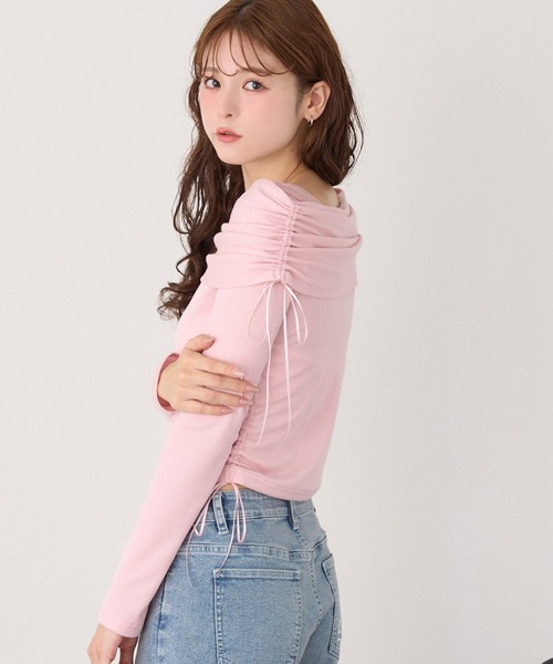 one after another NICE CLAUP tシャツ オフショルドロストトップス