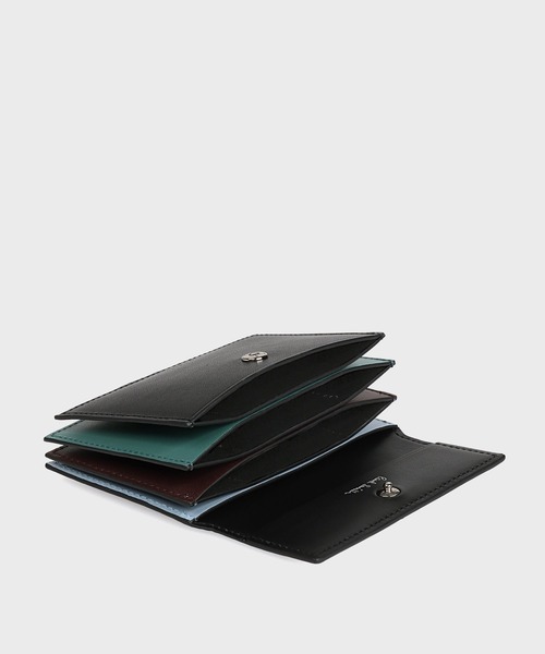 新品未使用品　Paul Smith 黒 レザー 名刺入れ Paul Smith（ポール・スミス） 名刺入れ コンサティーナ AW25 名刺入れ