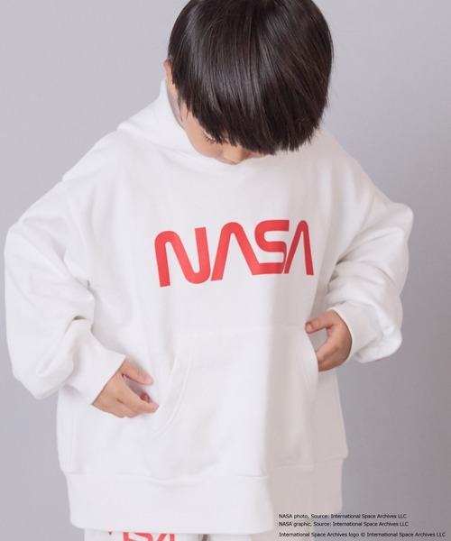 LOWRYS FARM（ローリーズファーム） パーカー NASAロゴフーディー