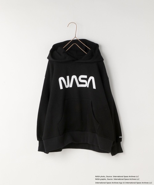 LOWRYS FARM（ローリーズファーム） パーカー NASAロゴフーディー