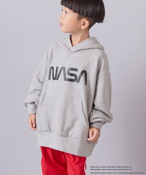 LOWRYS FARM（ローリーズファーム） パーカー NASAロゴフーディー