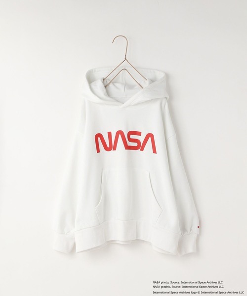 LOWRYS FARM（ローリーズファーム） パーカー NASAロゴフーディー