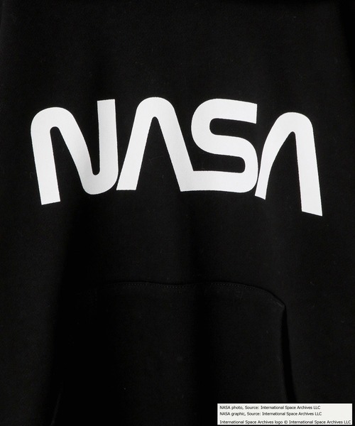 LOWRYS FARM（ローリーズファーム） パーカー NASAロゴフーディー