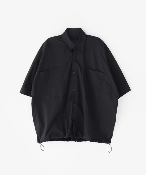 「minsobi」 半袖シャツ FREE ブラック メンズ_画像2