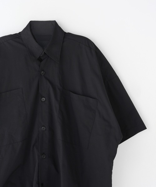 「minsobi」 半袖シャツ FREE ブラック メンズ_画像4