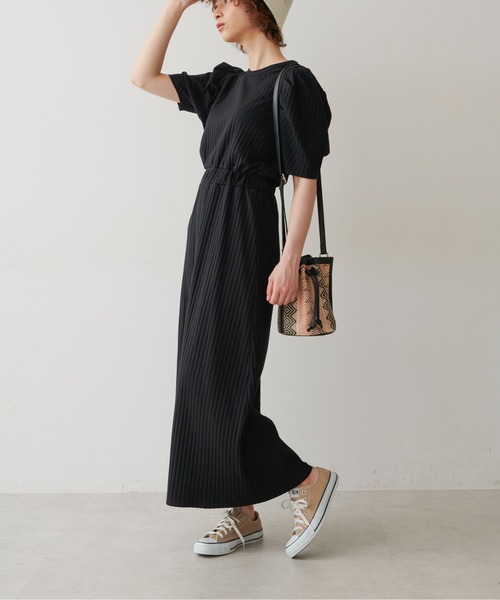 「FREE'S MART」 半袖ワンピース FREE グリーン レディース_画像10