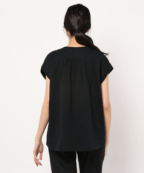 「H.A.K」 半袖カットソー FREE ブラック レディース_画像7