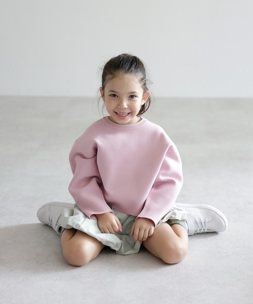 ニット セーター 「3-10才対応」バレルスリーブサイドリブニットプルオーバー キッズ 子供服 女の子 | BONJOUR SAGAN enfant | 03