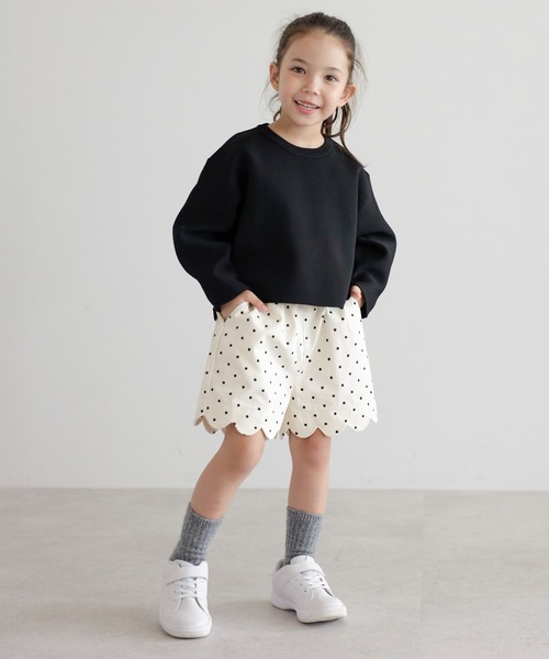 ニット セーター 「3-10才対応」バレルスリーブサイドリブニットプルオーバー キッズ 子供服 女の子 | BONJOUR SAGAN enfant | 17