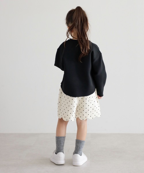 ニット セーター 「3-10才対応」バレルスリーブサイドリブニットプルオーバー キッズ 子供服 女の子 | BONJOUR SAGAN enfant | 19