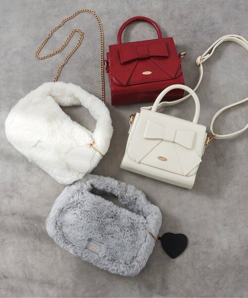 algy（アルジー） ハンドバッグ リボンミニボストン キッズ 子供