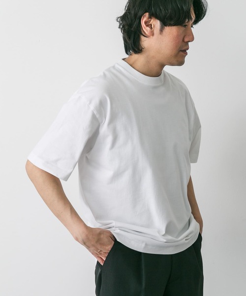 「HANES」 半袖Tシャツ - ネイビー メンズ_画像4