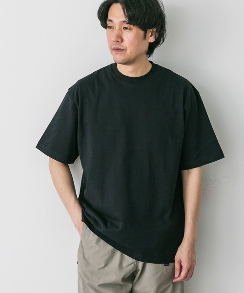 「HANES」 半袖Tシャツ - ネイビー メンズ_画像9