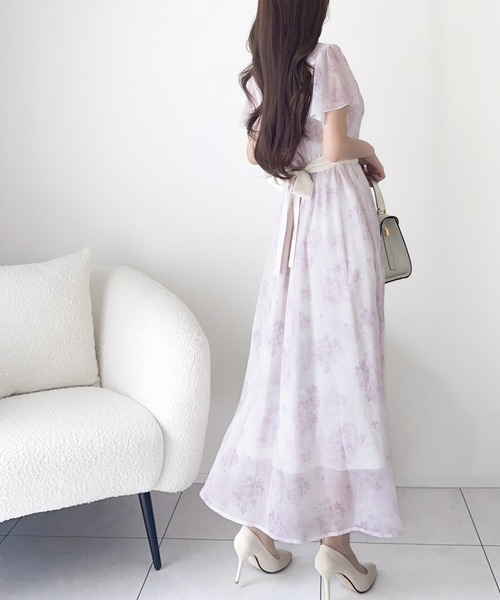 mily bilet パーティードレス ワンピース 夏 半袖 「mily bilet」夏を