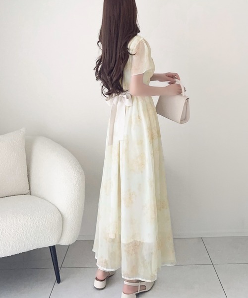 mily bilet パーティードレス ワンピース 夏 半袖 「mily bilet」夏を