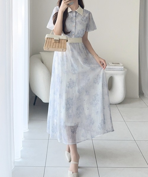 mily bilet パーティードレス ワンピース 夏 半袖 「mily bilet」夏を