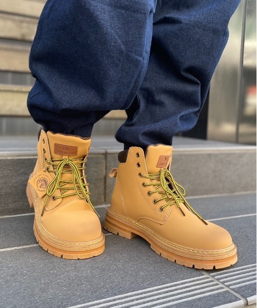 「SETUP7」 レースアップブーツ 44 ブラック メンズ_画像3