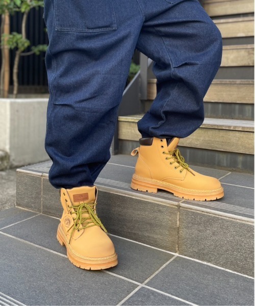 「SETUP7」 レースアップブーツ 44 ブラック メンズ_画像4