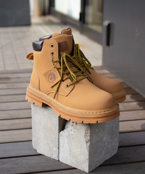 「SETUP7」 レースアップブーツ 44 ブラック メンズ_画像7