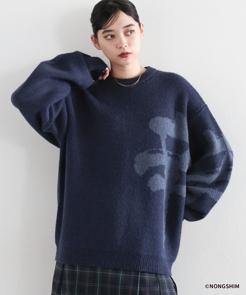 RAGEBLUE（レイジブルー） セーター ニット 「辛ラーメン」コラボ