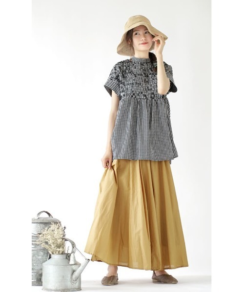 「zootie」 「ZOOTIE DES SUCETTES」半袖ブラウス M ブラック レディース_画像7