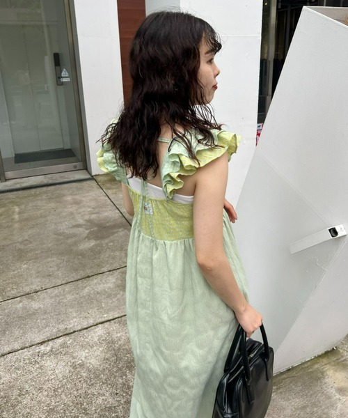 「HELLO.SANFRANCISCO」 キャミソールワンピース ONE SIZE サックスブルー レディース_画像5