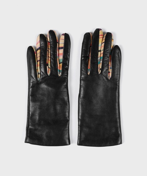 Paul Smith（ポール・スミス） 手袋 ウィメンズ スワールトリム レザー