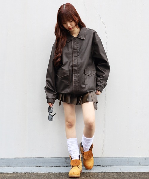 ATMARK ブルゾン アウター 「2サイズ展開 / UNISEX 」ATMARK十字架ロゴ