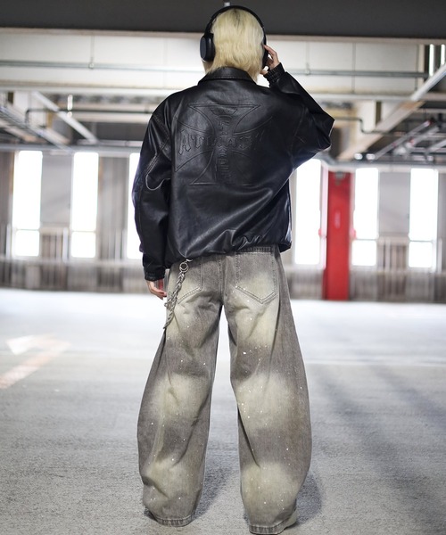 ATMARK ブルゾン アウター 「2サイズ展開 / UNISEX 」ATMARK十字架ロゴ