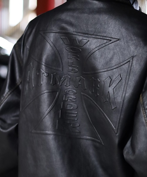 ATMARK ブルゾン アウター 「2サイズ展開 / UNISEX 」ATMARK十字架ロゴ