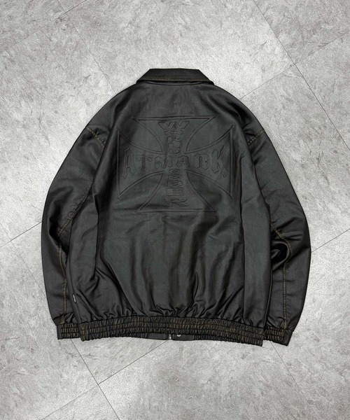 ATMARK ブルゾン アウター 「2サイズ展開 / UNISEX 」ATMARK十字架ロゴ