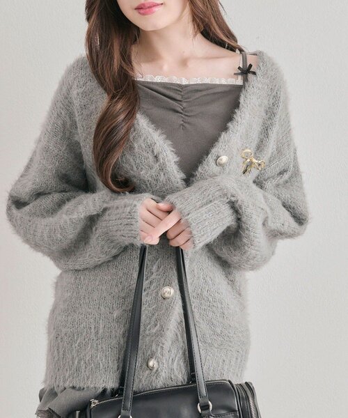 OLIVE des OLIVE（オリーブデオリーブ） カーディガン ロングカーデ