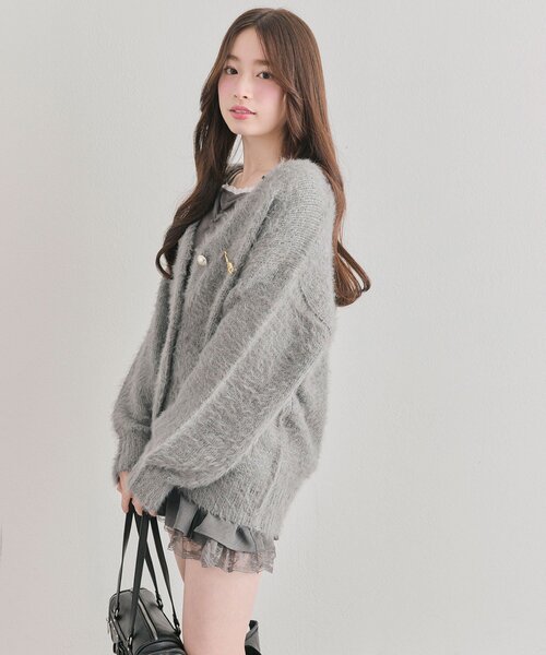 OLIVE des OLIVE（オリーブデオリーブ） カーディガン ロングカーデ