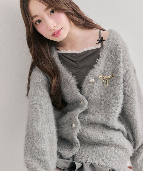 OLIVE des OLIVE（オリーブデオリーブ） カーディガン ロングカーデ