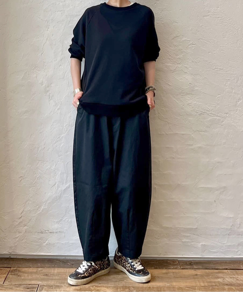 「JOURNAL STANDARD LUXE」 スウェットカットソー FREE チャコールグレー レディース_画像2