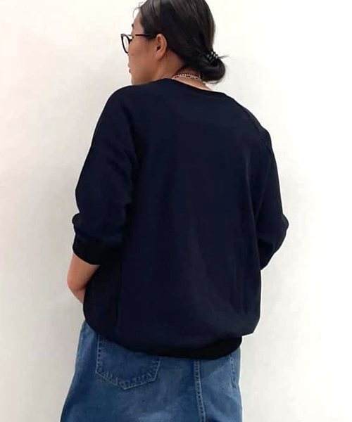 「JOURNAL STANDARD LUXE」 スウェットカットソー FREE チャコールグレー レディース_画像5