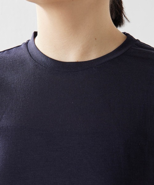 「Whim Gazette」 「la nature」半袖Tシャツ FREE ネイビー レディース_画像5