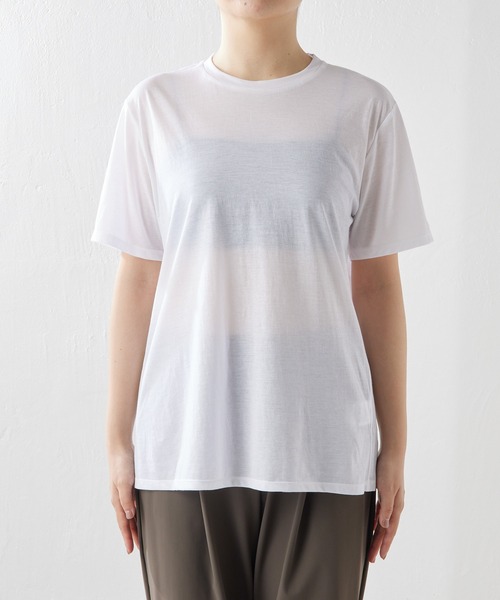 「Whim Gazette」 「la nature」半袖Tシャツ FREE ネイビー レディース_画像9