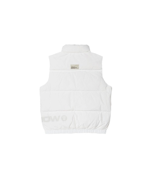 「AAPE BY A BATHING APE」 ダウンベスト X-LARGE ブラック メンズ_画像3