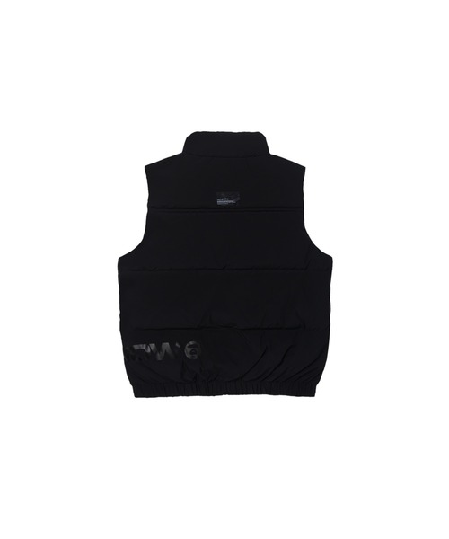 「AAPE BY A BATHING APE」 ダウンベスト X-LARGE ブラック メンズ_画像7