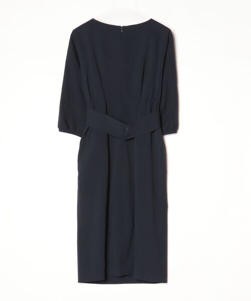 「FONCE」 長袖ワンピース 36 ネイビー レディース_画像2